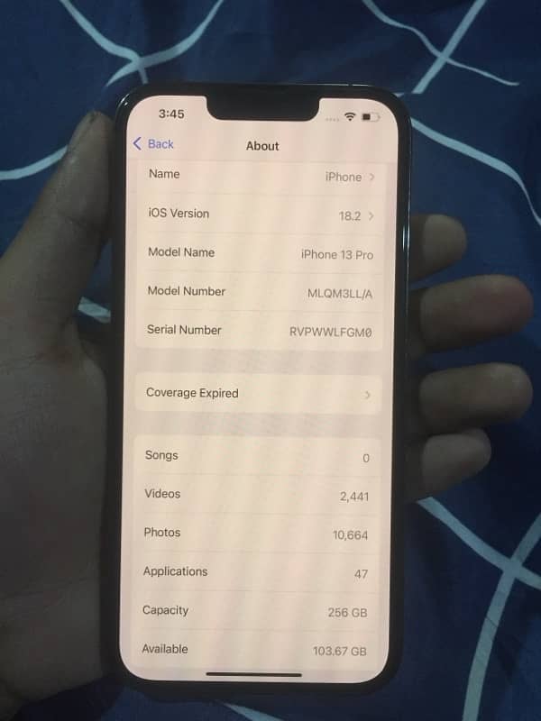 iphone 13pro 256gb Jv 87% LLA 6