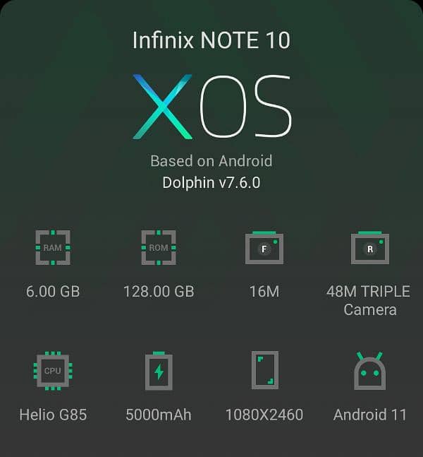 Infinix note10 6gb128gb exchange possible 7