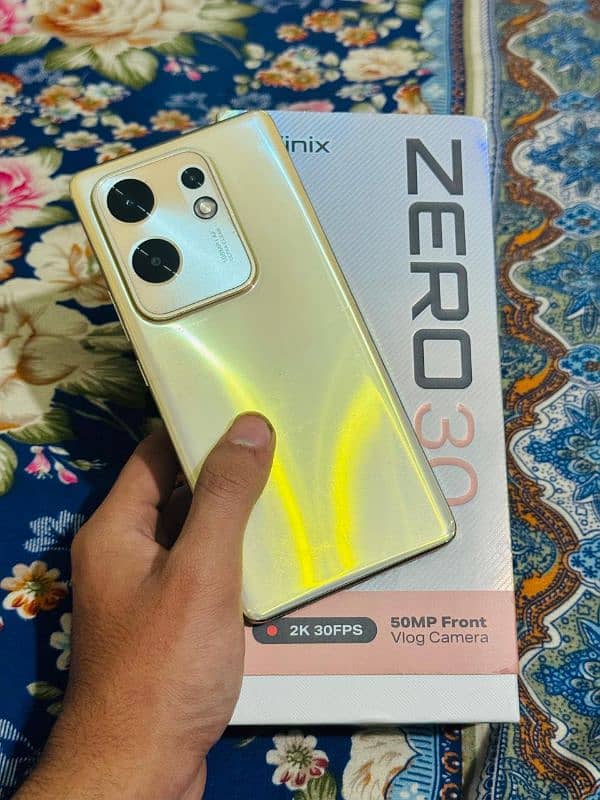 Infinix zero 30 8+8 256gb with box 0