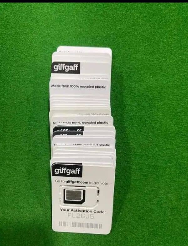 Gifgaff Available with full Guarantee*UK 1