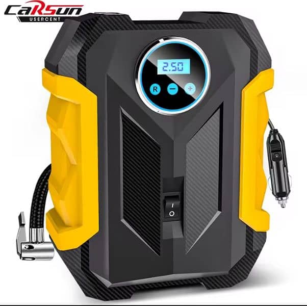 CaRSun UK Digital Tyre Inflator - Air Compressor Pump Automatoc 0