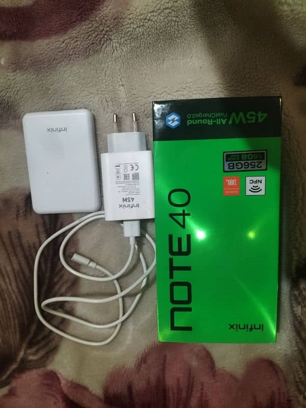 Infinix note 40 ka original charger or power bank 4