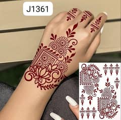 Mehndi designs stickers