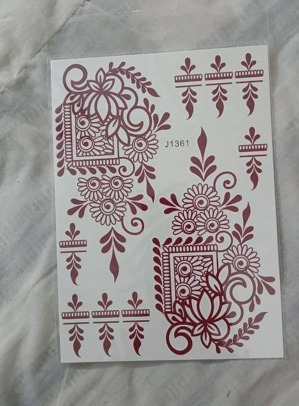 Mehndi designs stickers 1