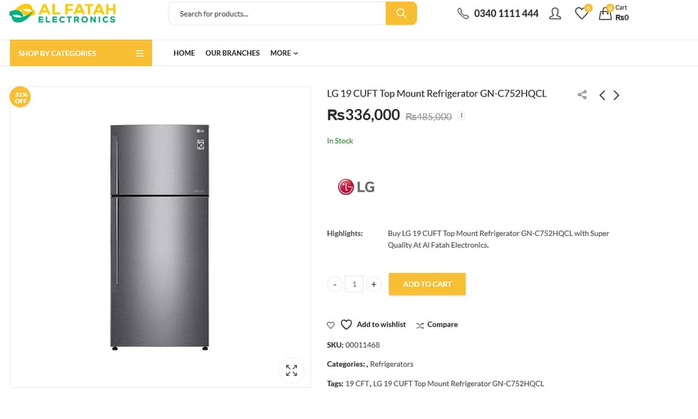 LG No-Frost Inverter Fridge 4