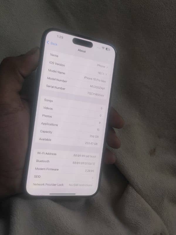 iPhone 15 Pro Max HK urgent non pta 7