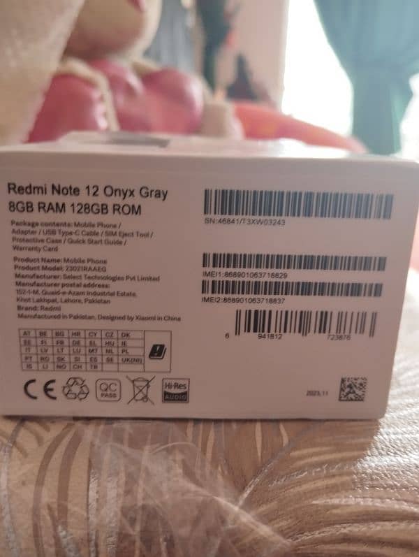 Redmi Note 12 128/8 GB brand new 1