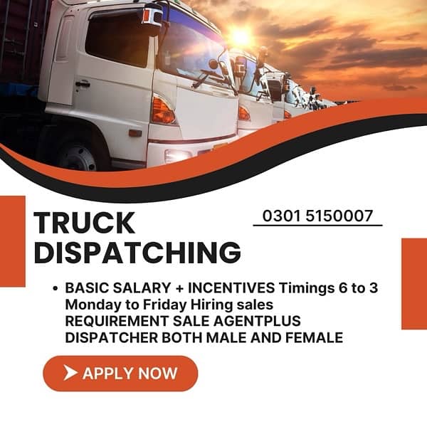 *Join Our Team: Truck Dispatchers & Sales Representatives* 0