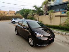 TOYOTA VITZ F-1.0  MODEL 2015 REG. 2018(NOV) ORIGINAL (B2B) BLACK COLR