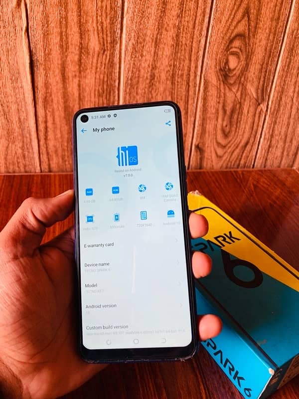 Tecno Spark 6 | 4GB Ram | 64GB Storage | Dual Sim | 7