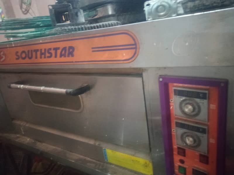 Original south star pizza oven and fryer 4