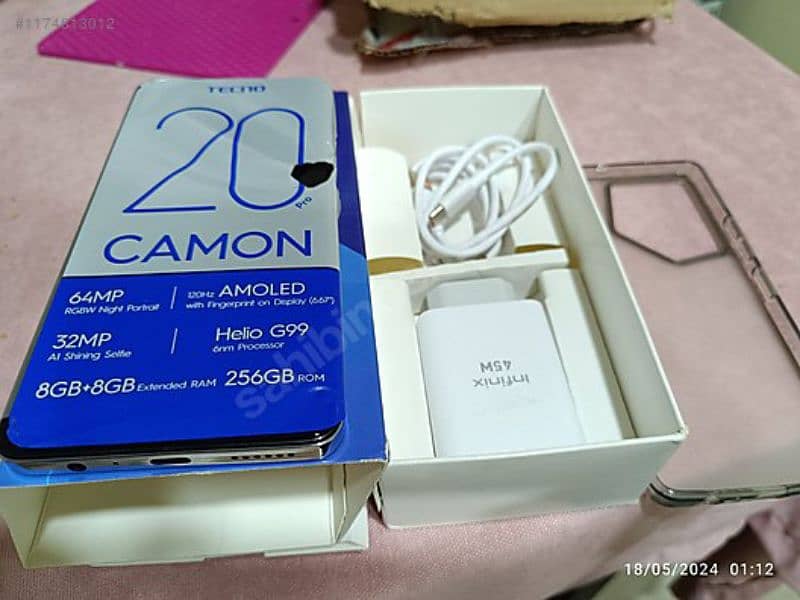 camon 20 8gb, 265gb 2