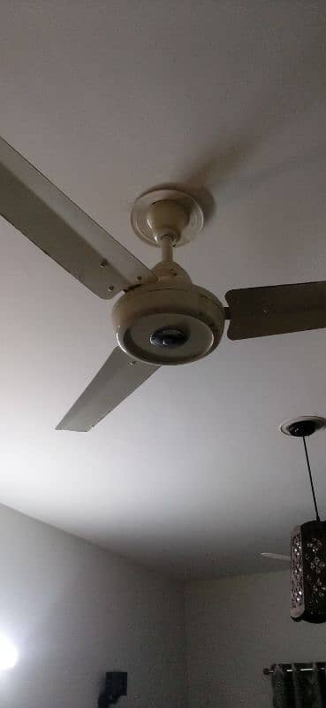 56 inches six ceiling fans in working condition. 1