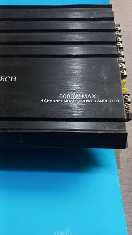 4 Channel Amplifier With One Sony Woofer 3