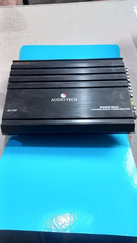 4 Channel Amplifier With One Sony Woofer 5