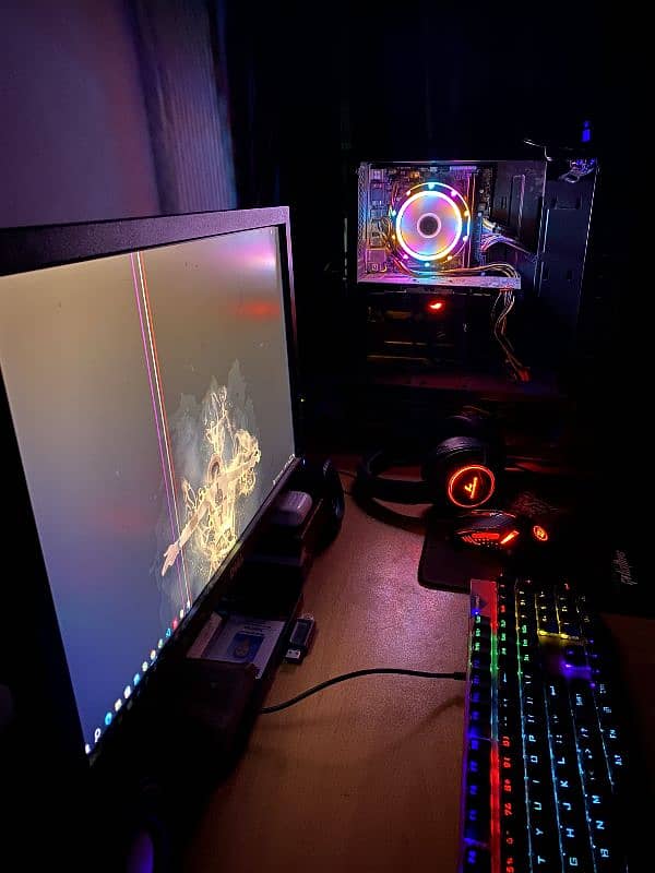 Asus Gaming Pc With Lighting Case . 0