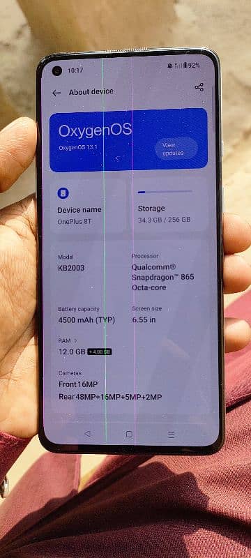 Oneplus 8T   NON PTA Unlock Version 12/256 GB All OK 10/10 Condition 6