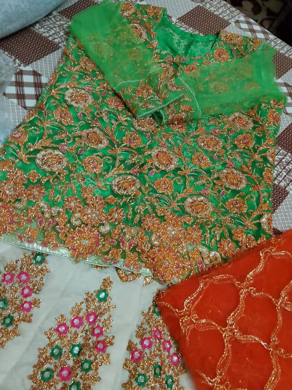 bridal mahndi lenga, silk fabric sareee 6000 2