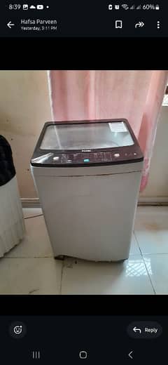 Haier 8.5 kg . . . full automatic machine