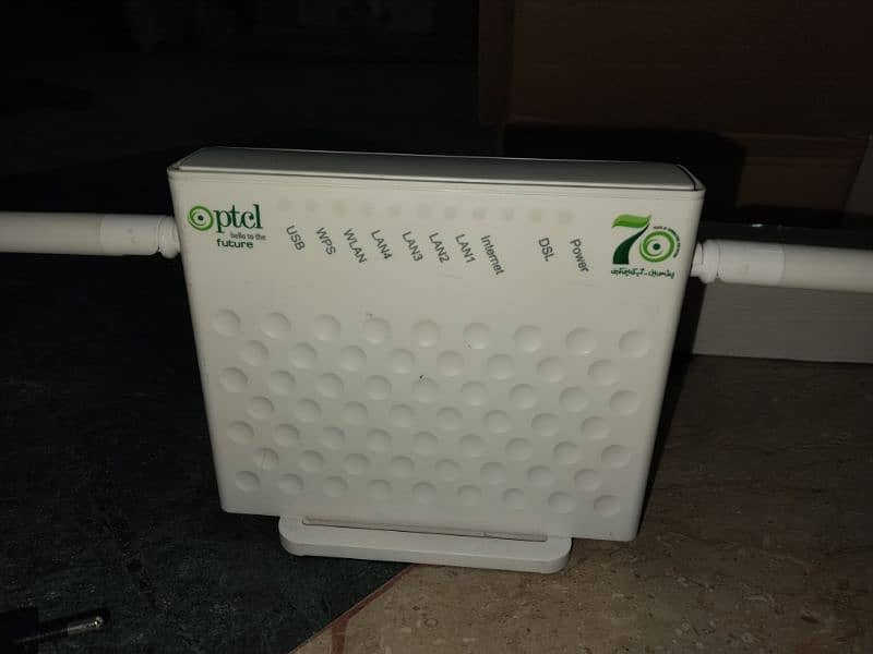 Ptcl router 2 antenna 300mbps new 3