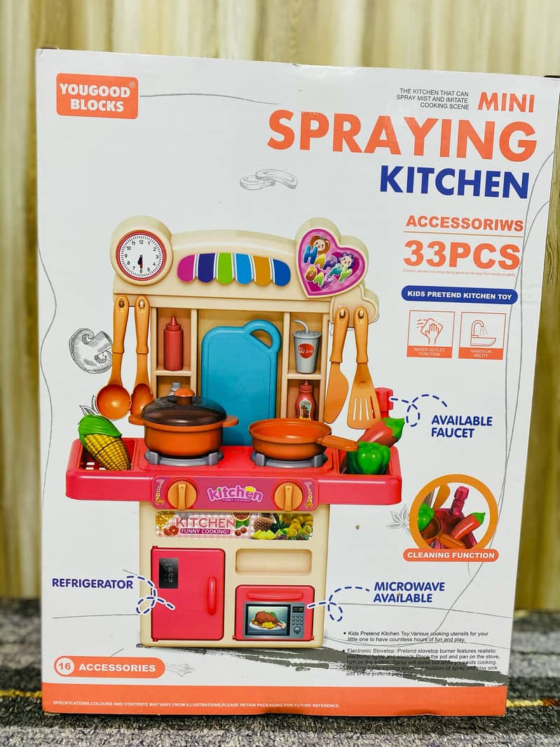 Kitchen set for baby girls 6