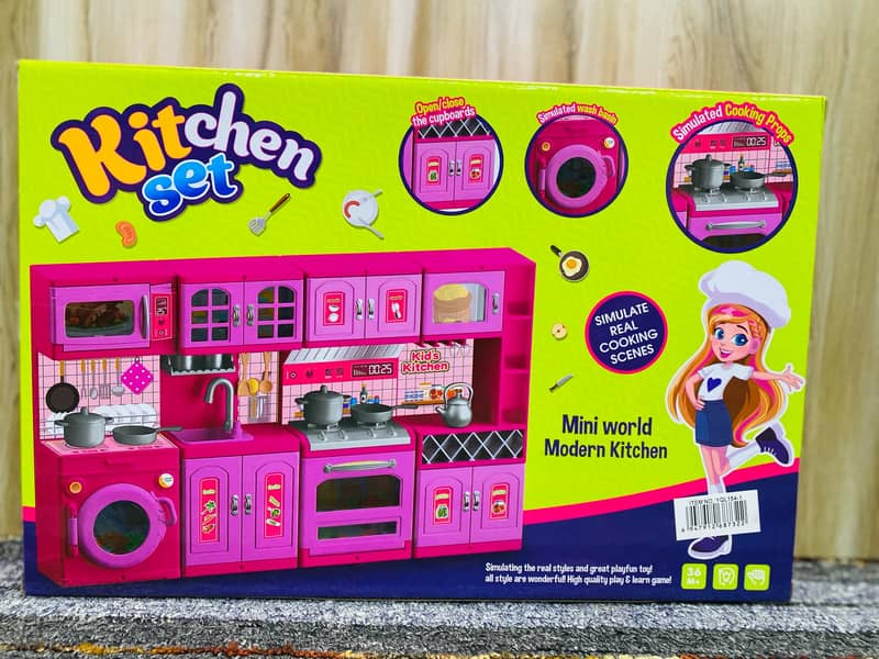 Kitchen set for baby girls 13