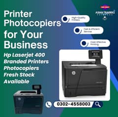 Hp Laser jet 400 Branded Printers/Photocopiers Fresh Stock Available