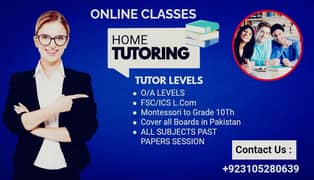 HOME TUTOR/ONLINE TUTOR