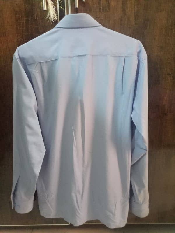 Formal Shirt For Men's in Sky Blue Color, Collar Size 16.5" 2