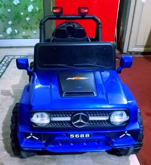 Mercedes Kids baby jeep car with remote & swing mode/Running condition 11