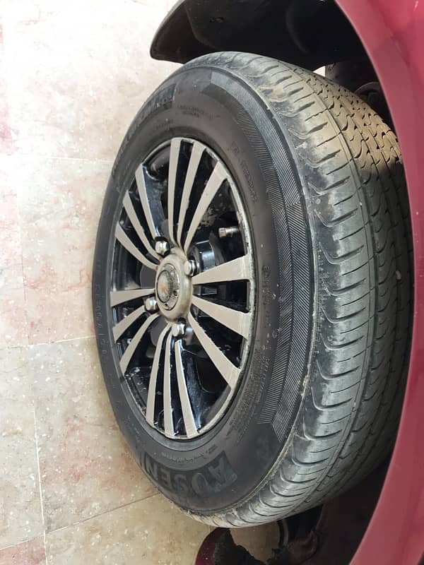 Suzuki cultus allow rims with new tyers 0