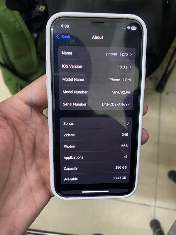 IPHONE 11 pro Factory unlock 256gb 8