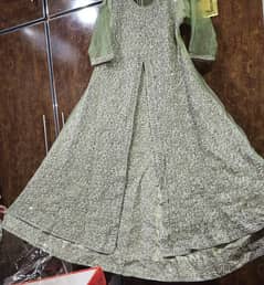 Bridal walima dress (Pista color)