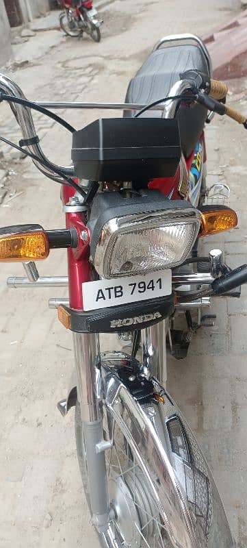 Honda CD 70 for sale 2023 model 2024 sticker 5