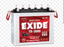 Exide Tubular Battery TR - 3000