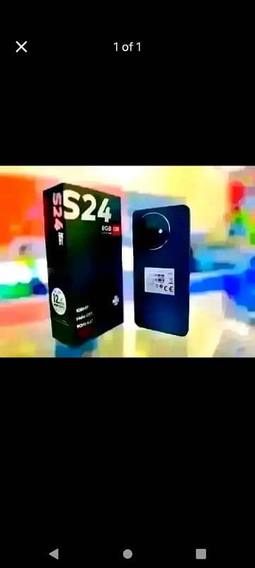 itel s24 just box open and 1 week use only 0