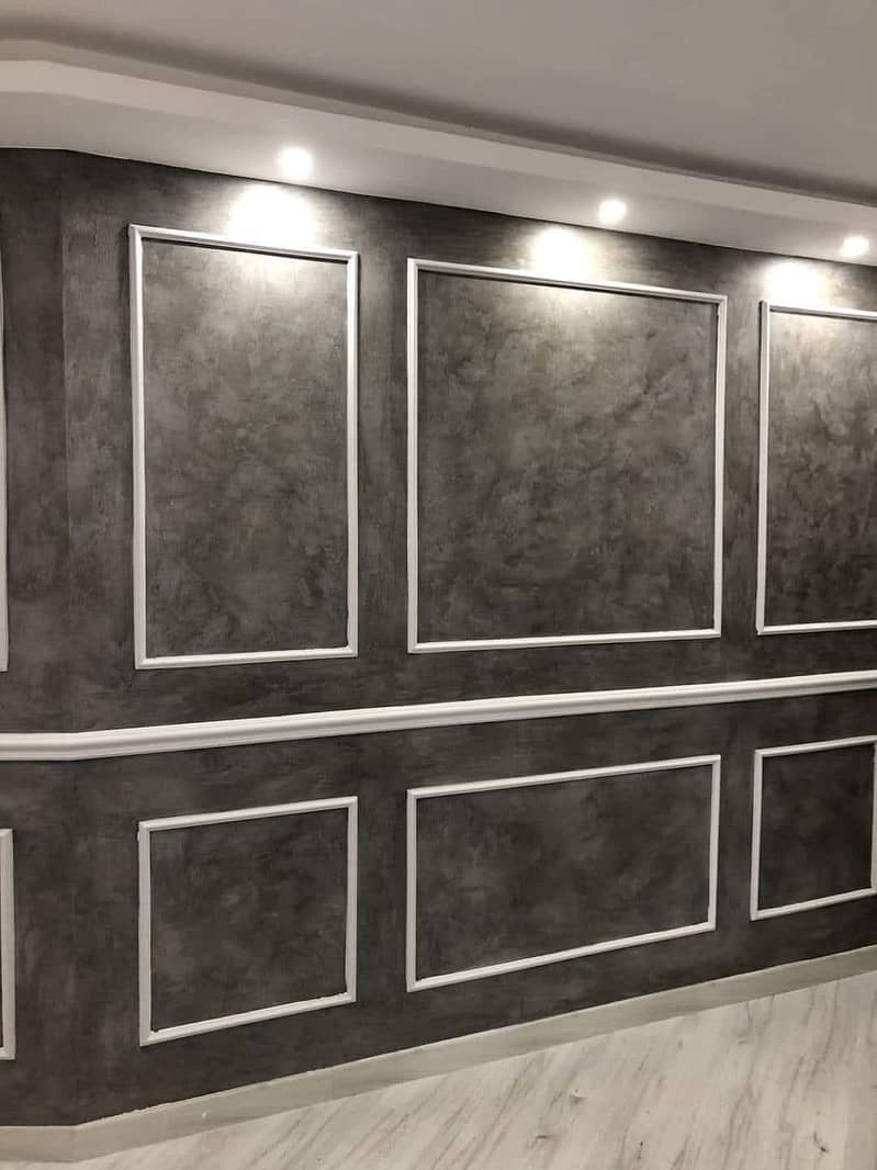 PVC wall panels/ Interior designing /Ceiling/Blind/Wooden Vinyl Floor 5