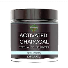 activated charchoal teeth whiteing powder