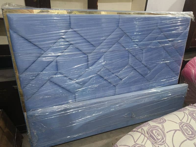 Wooden bed/poshish bed/King size bed/Double Bed/ Valvet bed 4