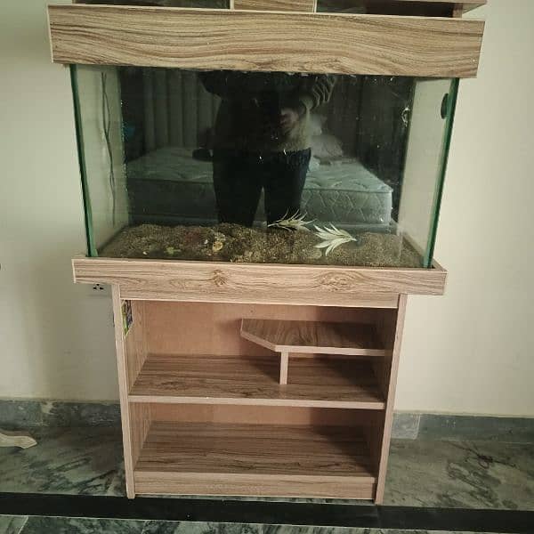 fish tank 2.5 foot only 2 months used with care 1