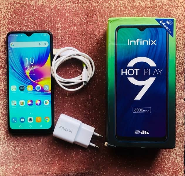 infinix hot 9 play 3/64gb nonpta 0