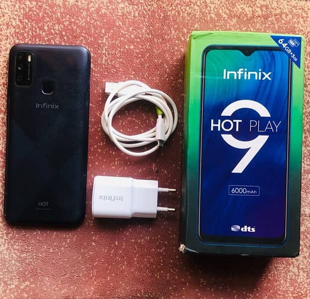 infinix hot 9 play 3/64gb nonpta 1