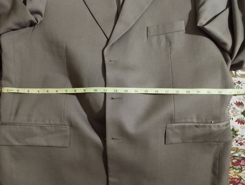 Two piece suit + two dress pants high quality fabric 15