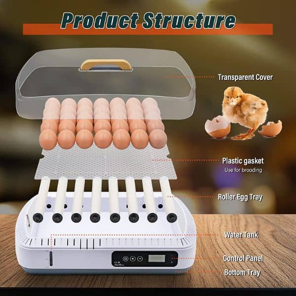 We Deals all kind of fully Automatic eggs incubator oringal importer 4