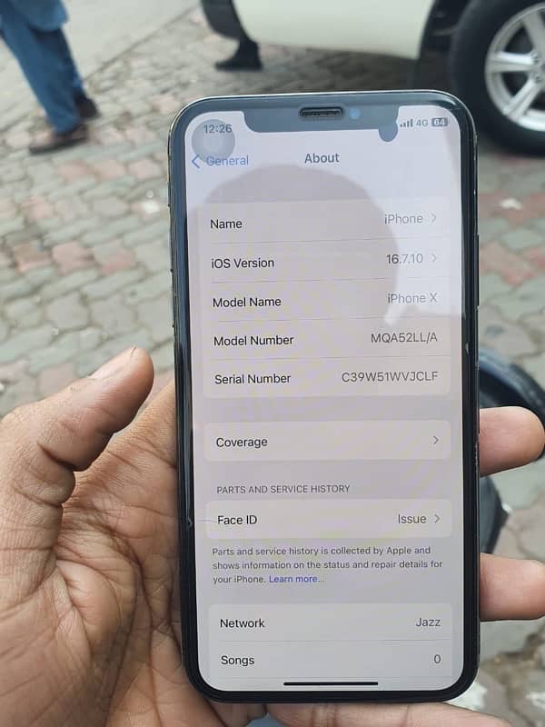 iphone x PTA approved 64 gb 1