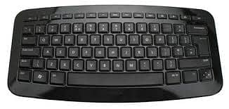 Microsoft Arc Wireless Keyboard Model 1392 Black Used