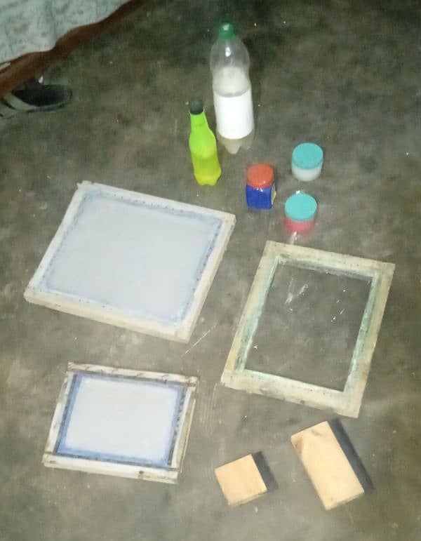 screen printing setup 0