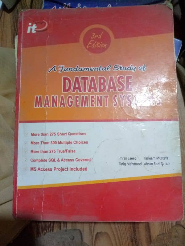 BSC computer book Database management system 0