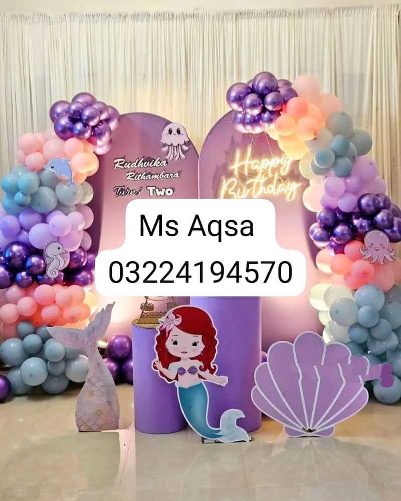 Birthday party services,Event planners, Balloon decore,Bridal Shower 0