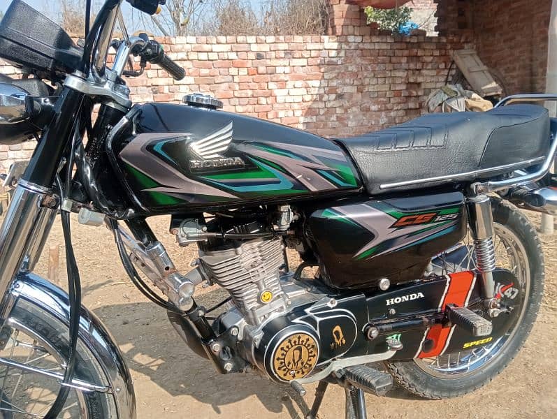 Honda 125 model 2023 black 12